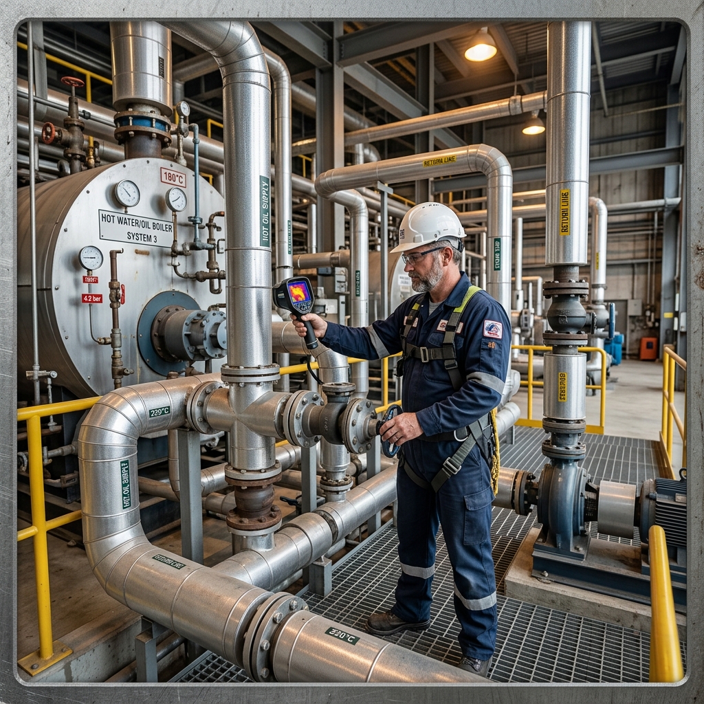 Sıcak Su ve Kızgın Yağ Tesisatı